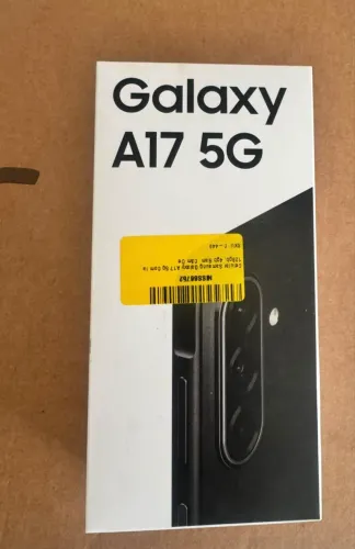 Galaxy A17 128 gb na caixa, novinho, sem uso