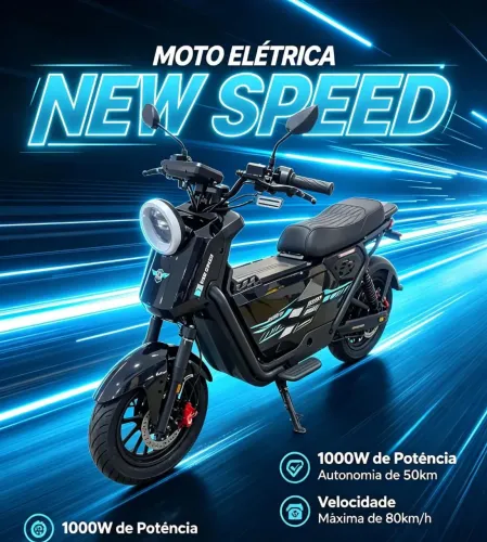 Moto elétrica new speed