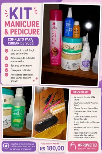Materiais de unhas para começo 