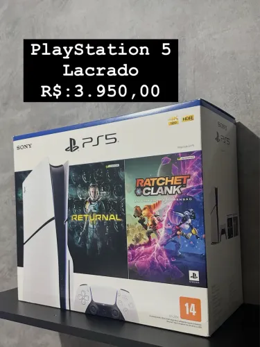 PlayStation 5 mídia física  -LACRADO 