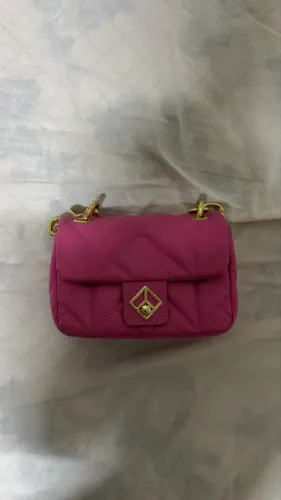 Bolsa Luiza Barcelos rosa nova 