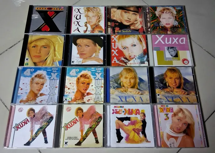 CD Xuxa Lote com 16 Discos Original