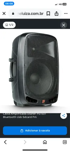 Caixa de som da staner 1200