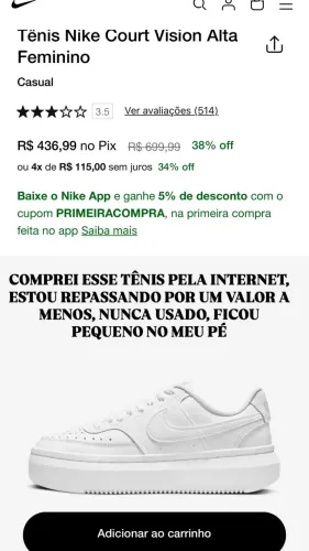 Tênis NIKE Original