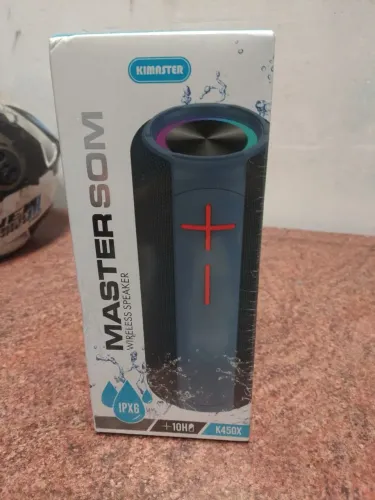 CAIXA DE SOM BLUETOOTH KIMASTER K450X 18W RMS - SOM POTENTE!