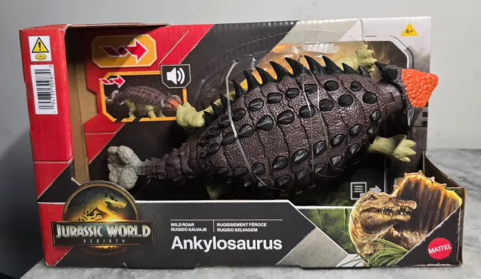 Jurassic World Survival Ankylosaurus mattel lacrado
