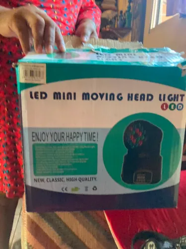 Canhão Mini Moving Head LED - Praticamente Novo (Usado 1x)