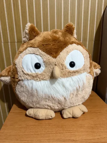Coruja de pelúcia 