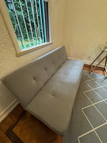 Sofá-cama Tok & Stok cinza
