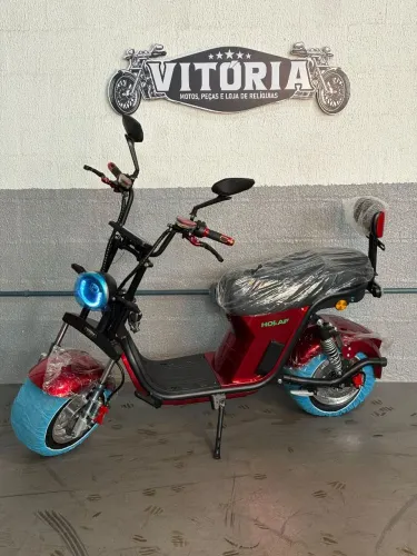 Scooter Elétrica X13 Holaf vermelha 1000w - PRONTA ENTREGA