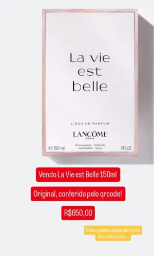 Perfume Original Lá vie est Belle 150ml Lacôme 