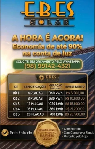 Energia solar - Sistema com microinversores
