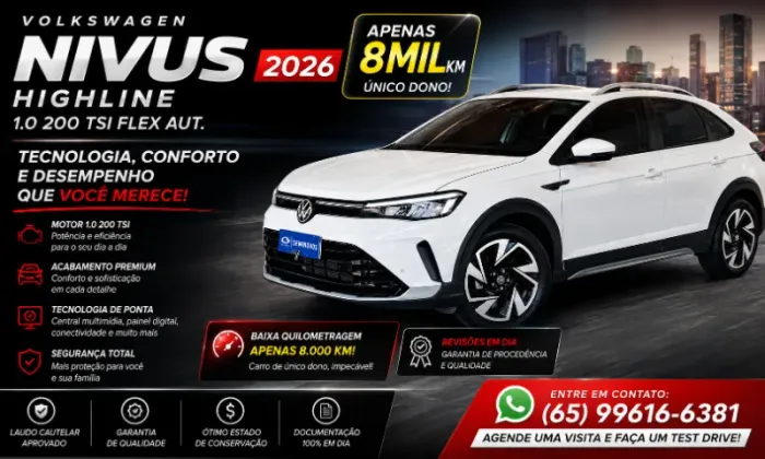 Volkswagen Nivus Highline 1.0 200 TSI Flex AUT 2026