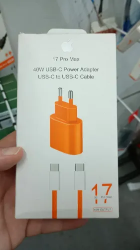 Carregador iPhone 17 1 linha