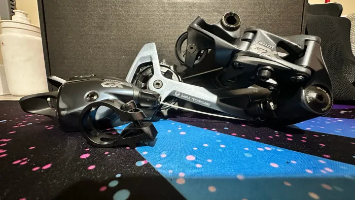 Cambio SRAM GX LUNAR + TROCADOR , Semi-Novo sem detalhes !!!!