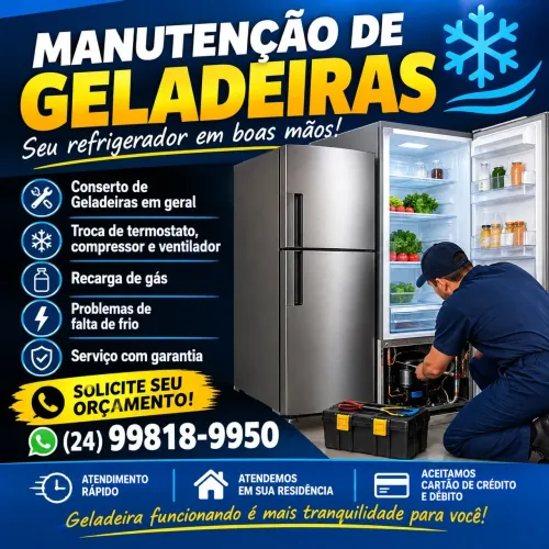 Manutenção em geladeiras