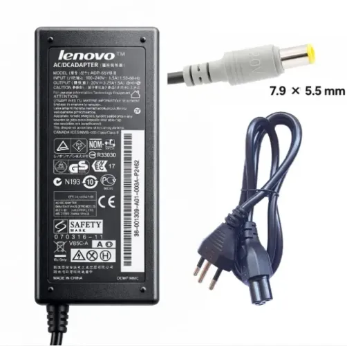 Fonte Carregador Notebook Lenovo ThinkPad 65W 20V 3.25A Plug 7.9x5.5mm com frete incluso