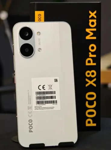 Lançamento Poco X8 Pro Max 5G NFC (512/12) Branco O braboooo