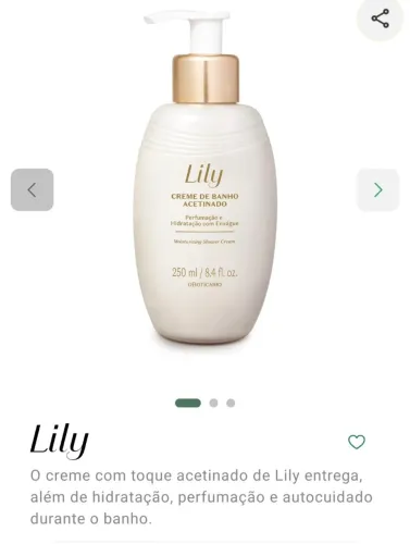 Hidratante Lily - NOVO