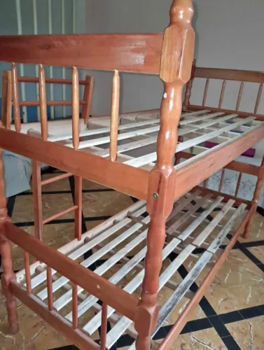 Frete Grátis Beliche de Madeira Maciça 78x188