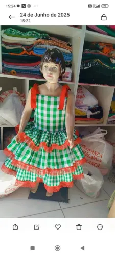 Vestido de São João infantil