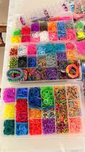 Kit de arte com elásticos