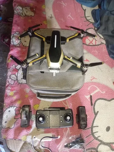 Drone L109 grava em 4k com estabilização automática GPS 2 baterias + carregador + beg