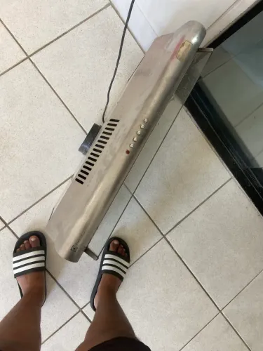 Depurador de ar eletrolux 60cm com 3 velocidades
