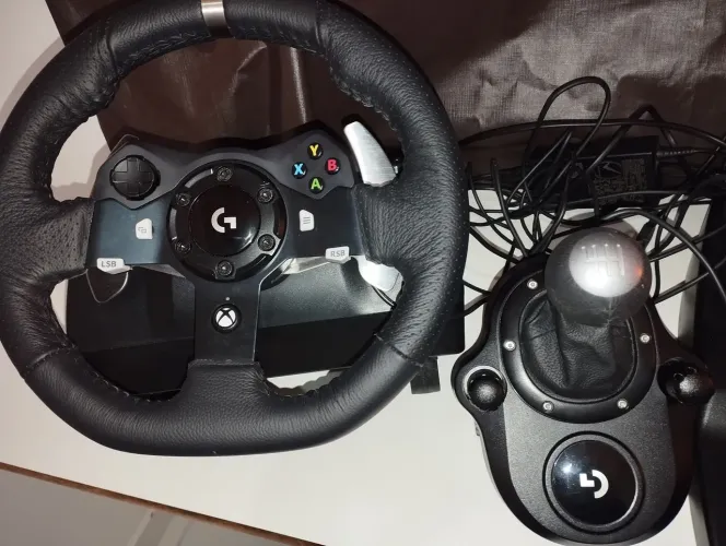 Volante logitech G920 + câmbio + CockPit