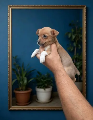 Mini Pinscher carinhoso