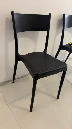 Conjunto 6 cadeiras - preto