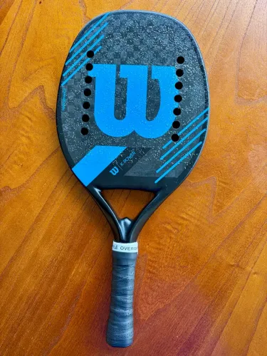 Raquete de Beach Tennis Wilson K Power - Preta e Azul