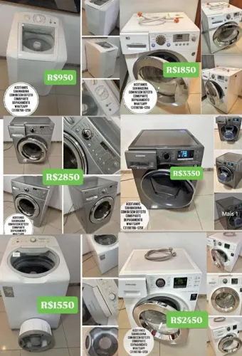 Máquina de Lavar e Lava e Seca c/ Garantia Entrego