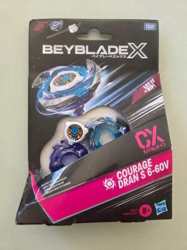 Courage Dran S6-60V Beyblade X original e lacrado! Dran Brave