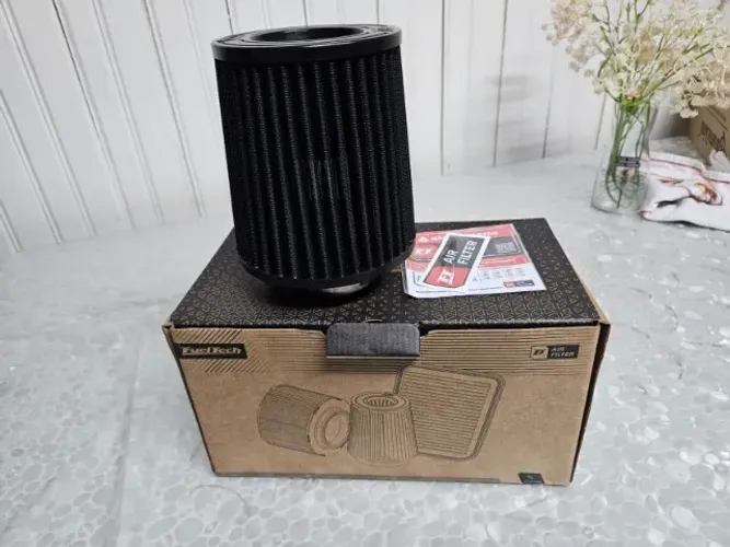 Filtro Ar Cônico Ft Racing Duplo Fluxo Altura 140mm 2,5 Pol