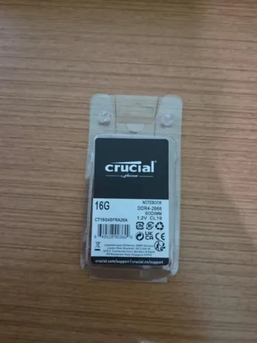 Memória RAM 16gb - Ddr4 2666mhz - P/ Notebook - Nova.