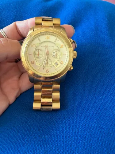 Relógio Dourado Original Michael Kors