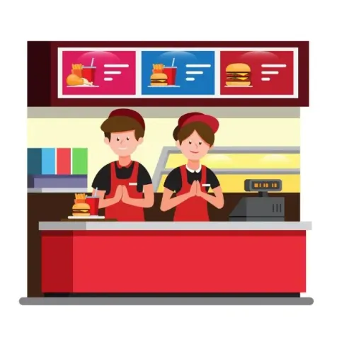 Atendente Fast Food