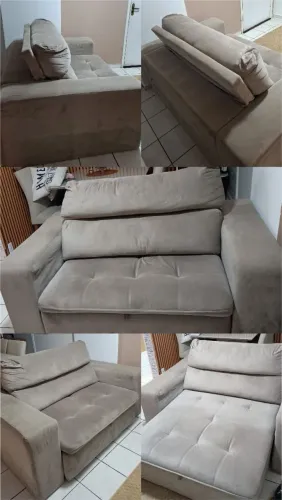 Sofá 2 lugares retrátil