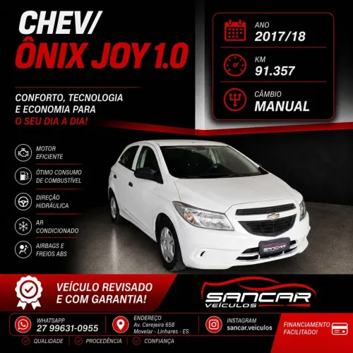 Chevrolet Onix JOY Hatch 1.0 8V Flex Mec. 4P 2018