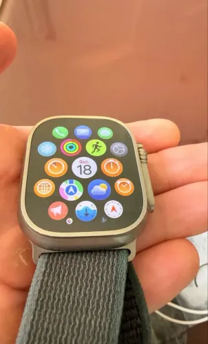 Apple Watch Ultra 2 LTE - Estado de Novo | Saúde da Bateria 99%