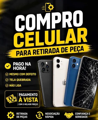 COMPRO IPHONE PARA RETIRADA DE PEÇAS!!