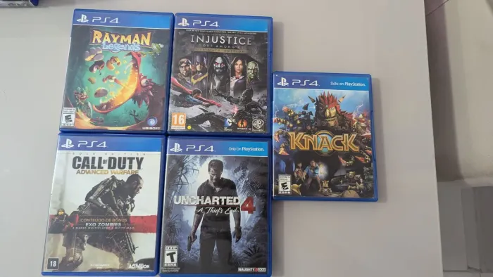 5 Jogos PS4: Rayman, Injustice, Knack, Call of Duty e Uncharted 4