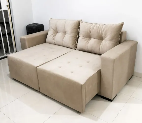 Sofá Retrátil Almofadas Soltas RG Flex 1.90 - Novo e embalado!!