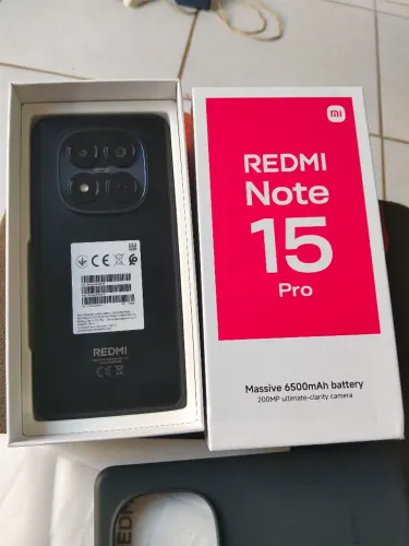 Redmi Note 15 Pro novinho na caixa com nota fiscal