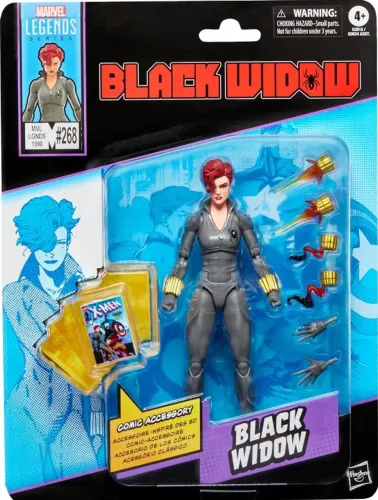 Black Widow Viúva Negra Mini Comic Marvel Legends - Lacrado