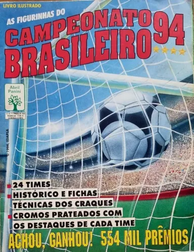 Albúm raro, completo Campeonato Brasileiro 1994