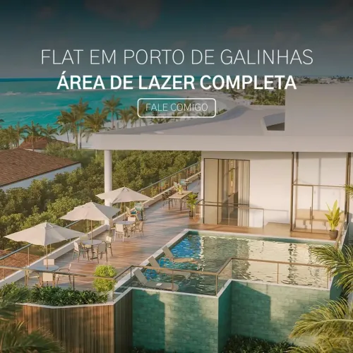 Flat em Porto de Galinhas próximo ao centrinho | lazer completo | Oportunidade para invest