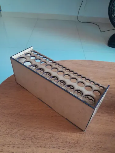 Suporte para pincel em mdf