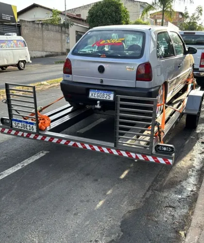 Carretinha prancha basculante